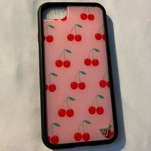 WILDFLOWER pink cherry case iphone 6/7/8